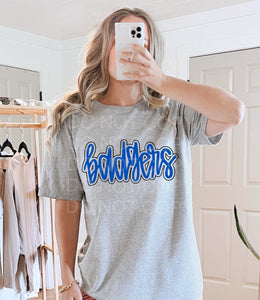 PREORDER BADGERS BUBBLE T-SHIRT