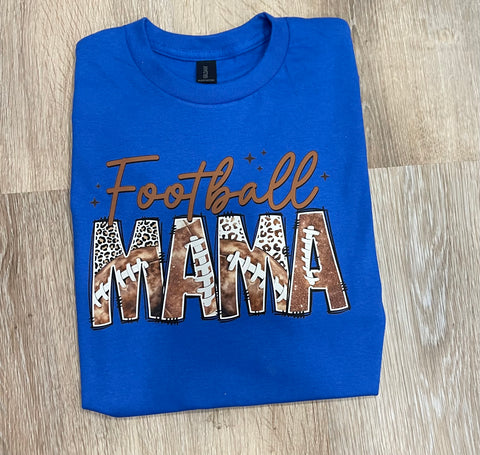 PREORDER FOOTBALL MAMA leopard T-SHIRT