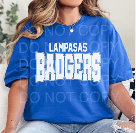 PREORDER LAMPASAS BADGERS T-SHIRT