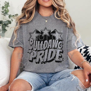 PREORDER BULLDAWG PRIDE GREY T-SHIRT