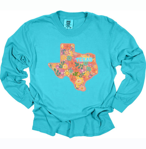 PREORDER COLORFUL TEXAS FLORAL COMFORT COLOR