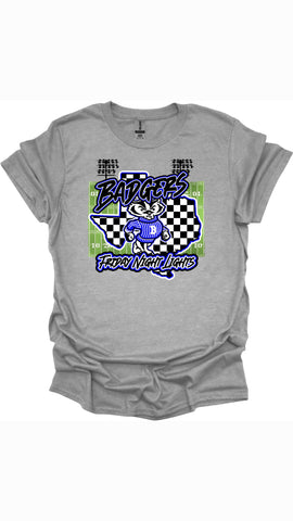 PREORDER CHECKERED BADGER TEXAS T-SHIRT/ SWEATSHIRT