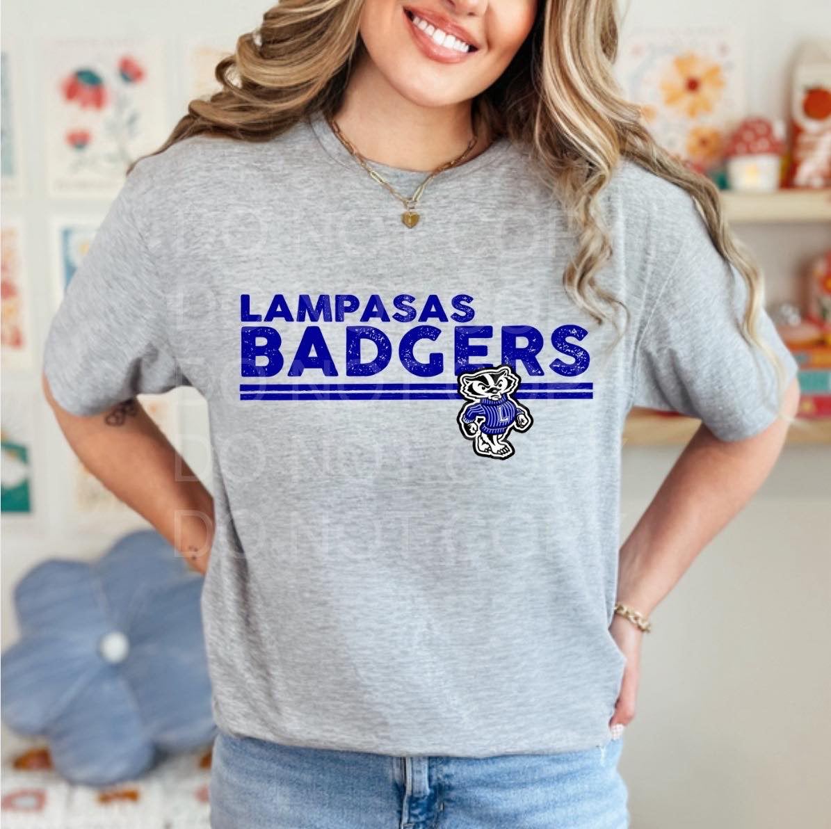 PREORDER LAMPASAS BADGERS T-SHIRT