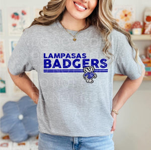 PREORDER LAMPASAS BADGERS T-SHIRT