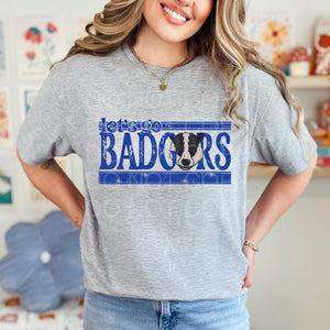 PREORDER let’s go BADGERS GREY T-SHIRT