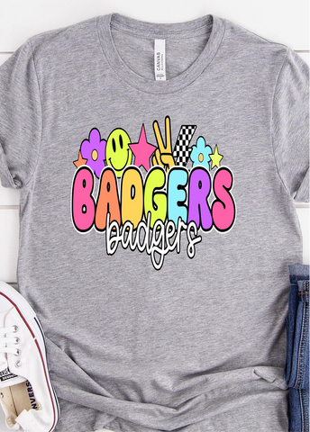 PREORDER BADGERS COLORFUL T-SHIRT