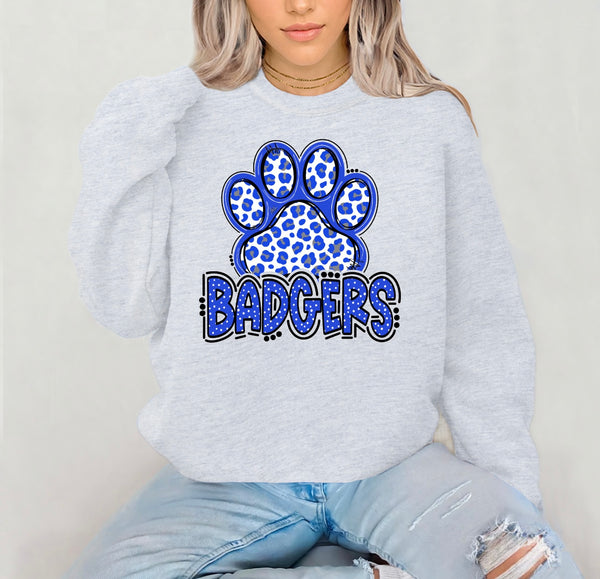 PREORDER BADGERS PAW POLKA DOT